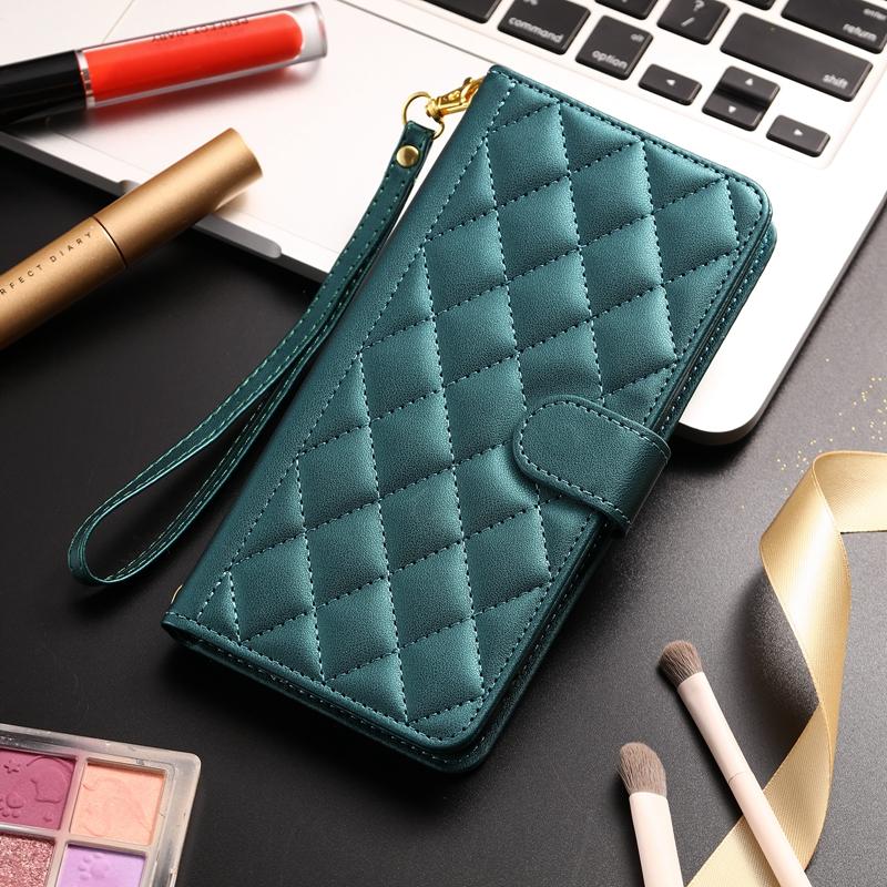 For Google Pixel 8 Pro GC3VE 6.7" Luxury Skin Feel Flip Houndstooth Cases For Google Pixel 8 8A 7 7A Pro 6A Fundas Wallet Cover