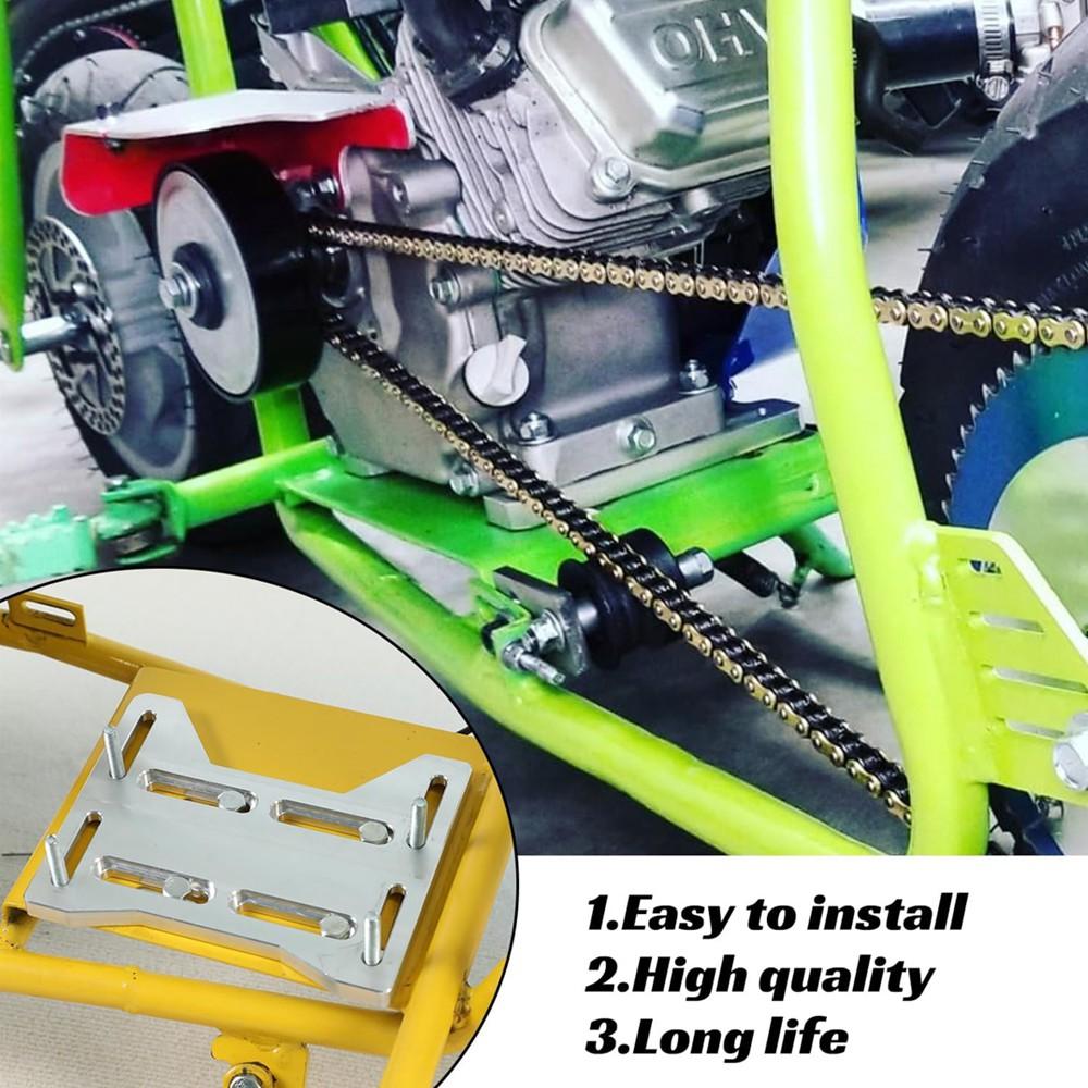 Aluminum Adjustable Motor Plate Adapter Bracket For Mini Bike Go Kart for Small 4 Stroke Engines Predator 212 Coleman 100