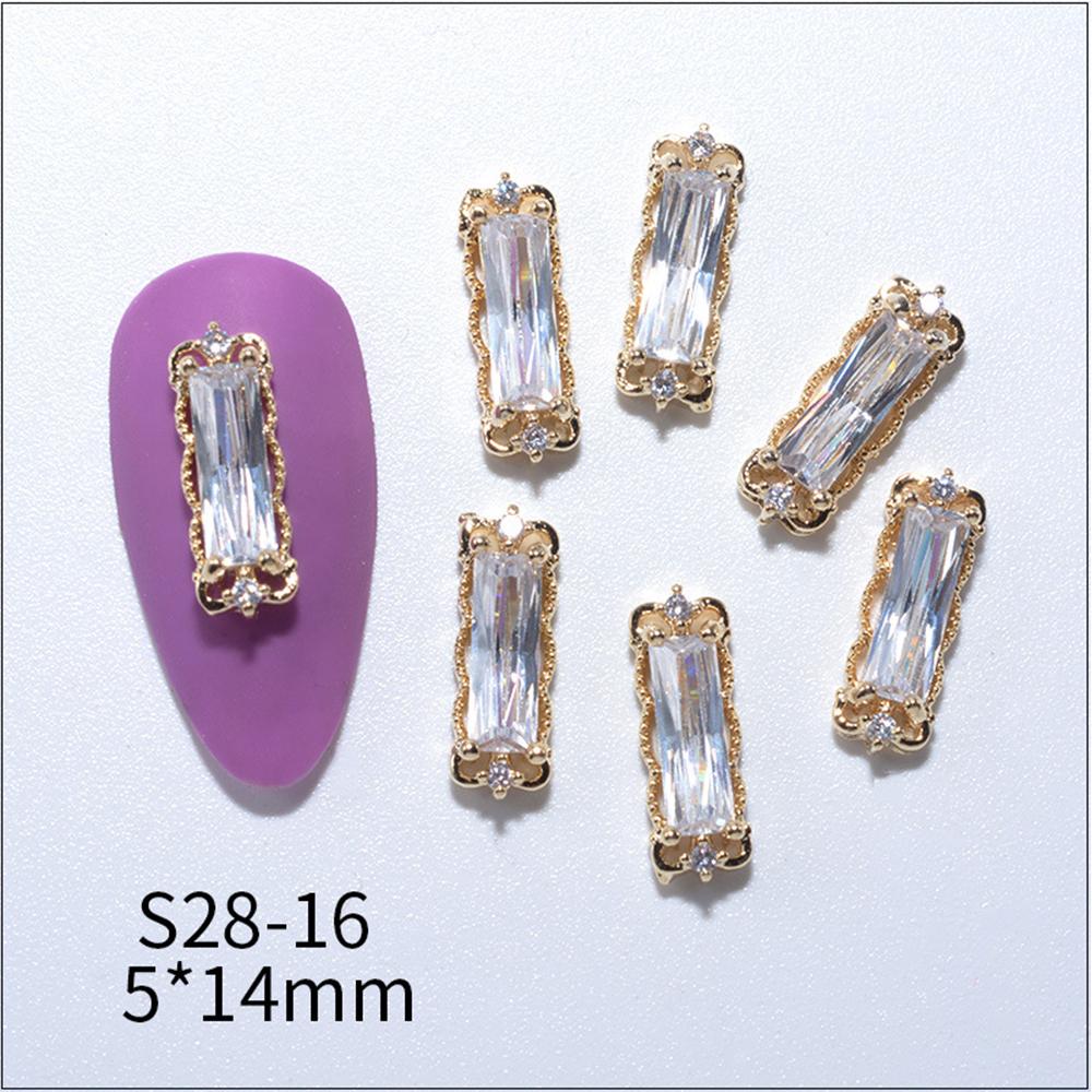Butterfly Metal Flower Nail Art Decorations Pendant Chain Nail Jewelry Nail Zircon Nail Rhinestones