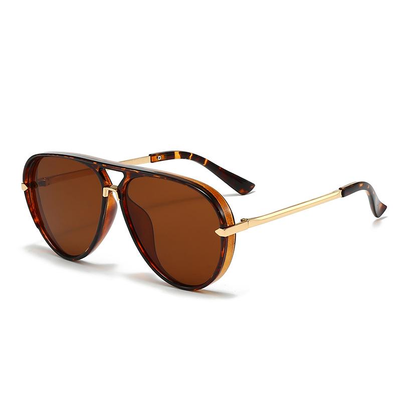 Lunettes de Soleil Lunettes de Protection Mode Lunettes à Monture Large Multifonctionnelles Lunettes de Soleil d'Extérieur pour la Pêche Lunettes Résistantes aux UV