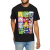Copy of Copy of Colorful Cartoon Character T-Shirt, Fun Graphic Tee Adults Casual Wear Gift Idea Black T- Shirts Cartoon Summer