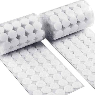 250 Pairs Diameter Hook and Loop Fastener Self Adhesive Round Circle Sticky Sticker Dots for Arts Crafts School Classroom Home Office