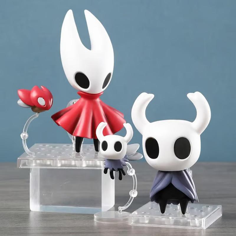 Hollow Knight Silksong Mini Figure Set 2195 2196, The Knight & Hornet PVC Statue, Game Collectible Desk Decor Collectible Figure