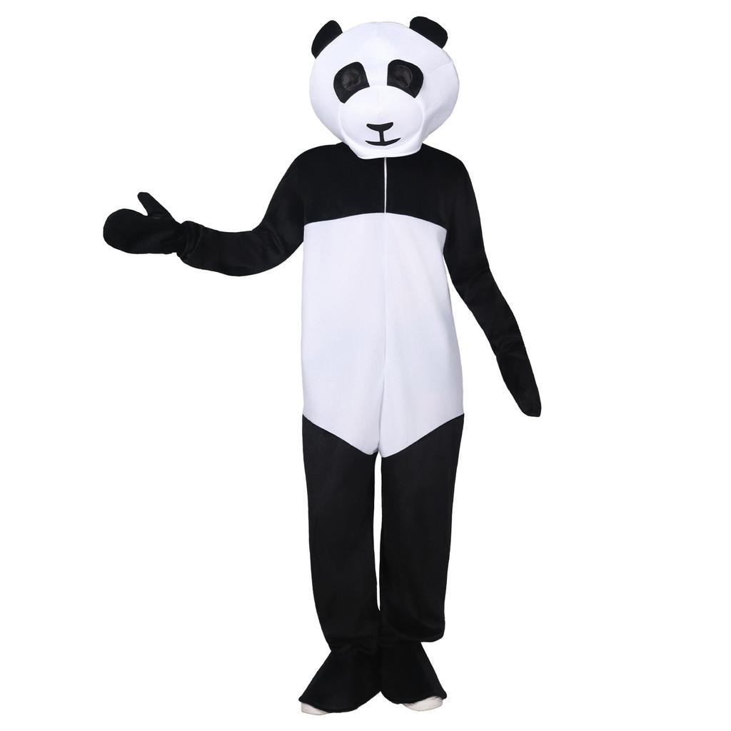 Halloween Panda Kostüm für Erwachsene aus Polyester Perfekt für Cosplay und Partys