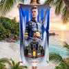 Max Verstappen Fashion Beach Towel Portable Soft Quick Dry Towel For Swimming Camping Holiday Use