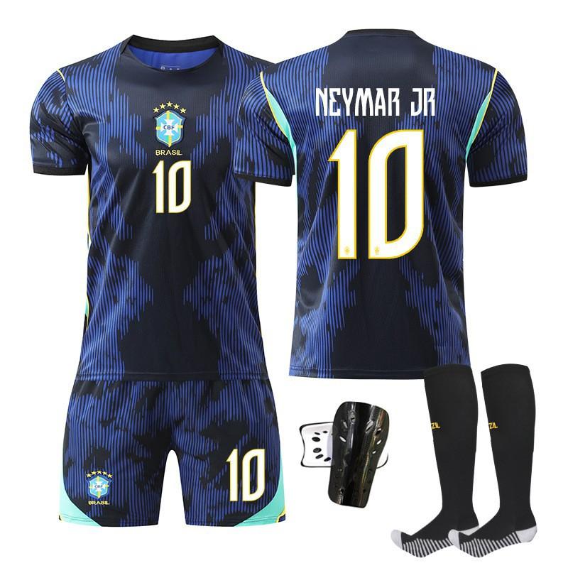 Weltcup-Trikots Heim Vinny 10 Neymar 11 Rafinha Kinder-Fußballuniformen Nationalmannschaft