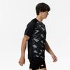 Mizuno Table Tennis Game Short JTTA Black Shirt, Sleeve, Certified, Moisture-Wicking, Quick-Drying, Unisex, 82JAC104,