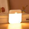 1PC LED Night Light, Human Motion Sensor Lamp USB C Rechargeable Closet Light, Wireless LED Wall Lamp For Stairs Closet Kitchen Bed