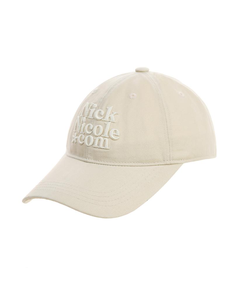 Nigaennikol Nn Dotcom Signature Ball Cap_Vintage Beige