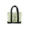Yasuda Tsusho Sanrio Characters Drawing Art Canvas Tote Bag Kuromi KU Hand Lunch DW03 H22 X W32 X D11cm