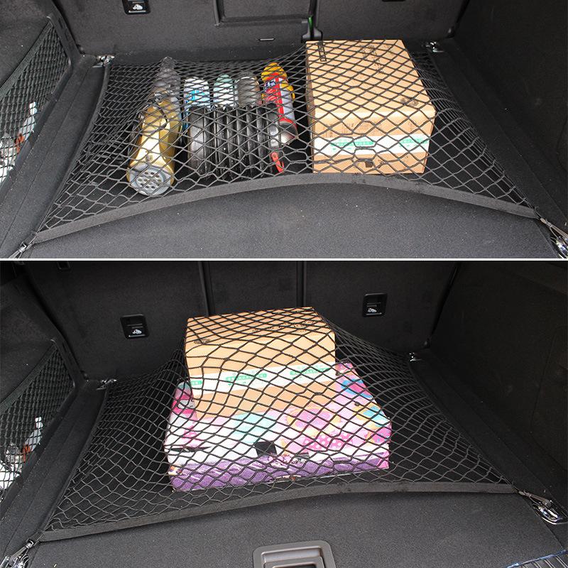 Auto Care Car Trunk Luggage Storage Cargo Organiser Nylon Elastic Mesh Net For Kia Stonic