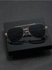 Vintage Metal  Sunglasses Men Fashion Black Shades Eyewear Retro Trendy Brand Design Sun Glasses for Driving Fishing UV400