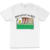 Frühstück im Bett Speck Eier Foodie Essen Lustig Parodie Wortspiel Baumwolle T-Shirt