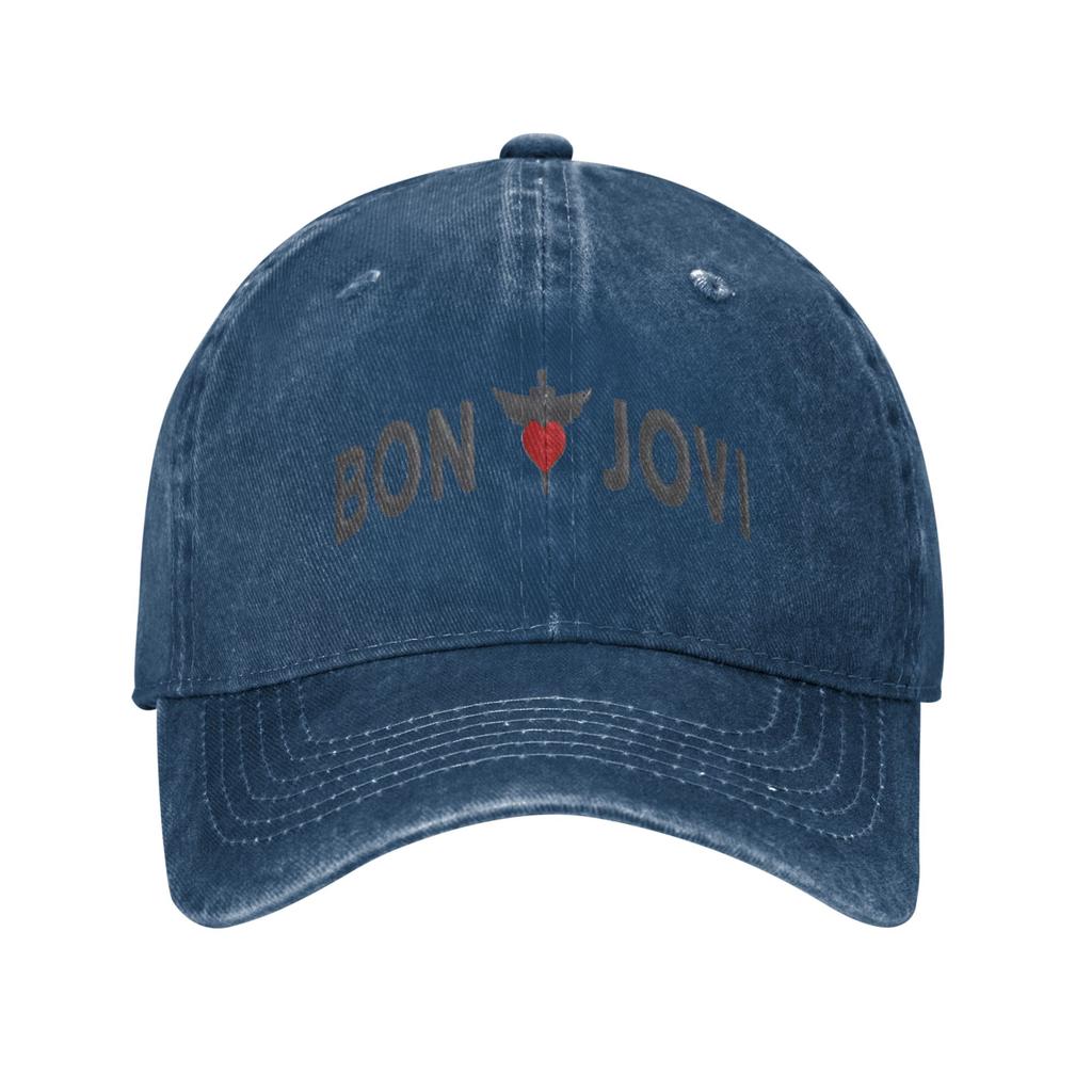Men Women Bon Jovis 2026 Tour Caps Headwear Baseball Cap Vintage Trucker Hat Adjustable