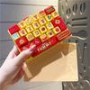 Simulation Keyboard Stress Relief Fidget Keychain 26 Grids Cute Animal Diary Pattern for Kids Party Bag Filler Small Gift