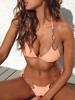 Shiny Crystal Diamond Bikini Women Halter Bandage Swimsuit Female Swimwear Rhinestone Bikini Set Brazilian Bathing Suit