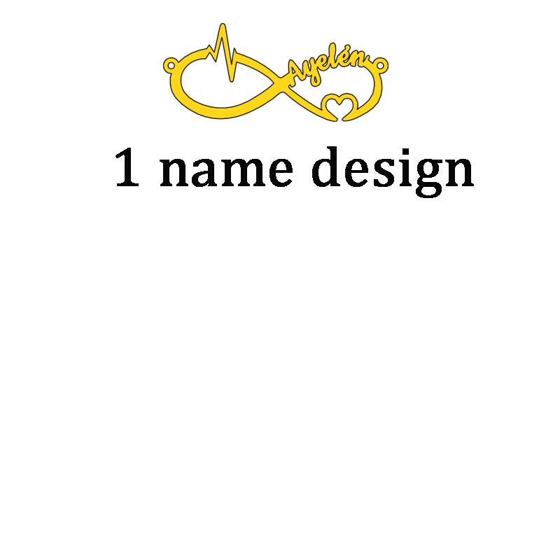 Atoztide 2022 New Stainless Steel Personalized Custom Couple Name Necklace Choker Chain Infinity Summer Pendant Nameplate Gift