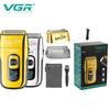 Men's Electric Reciprocating Long-lasting Large Battery Floating Blade Shaver LED LCD Digital Display High-power Bald Hair Clipper Hair Trimmer