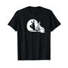 Funny Rabbit Hand Shadow Projection Bunny Hare Pop Art T Shirt Vintage Soft Fashion Comfortable Top For Everyday Wear
