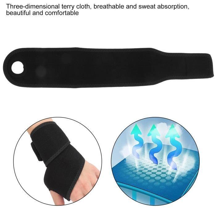 Elastic Compression Bracelet - GAROSA - Black - Fitness - Cycle