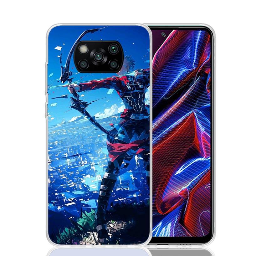 Fate Zero Stay Night Archer Handyhülle Für Xiaomi Poco X7 X6 X5 Pro F7 Ultra Redmi 15C 15 13 13C 12 12C 10 10A 10C 9 9A 9C 9T Co