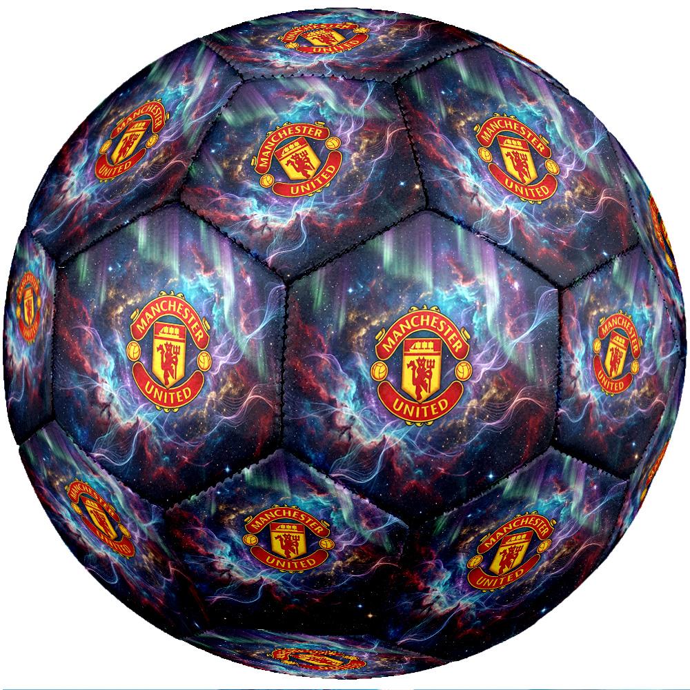 Manchester United Theme Soccer Ball Size 5 Soccer Ball Soft Touch Professional Training Football for Outdoor Sports