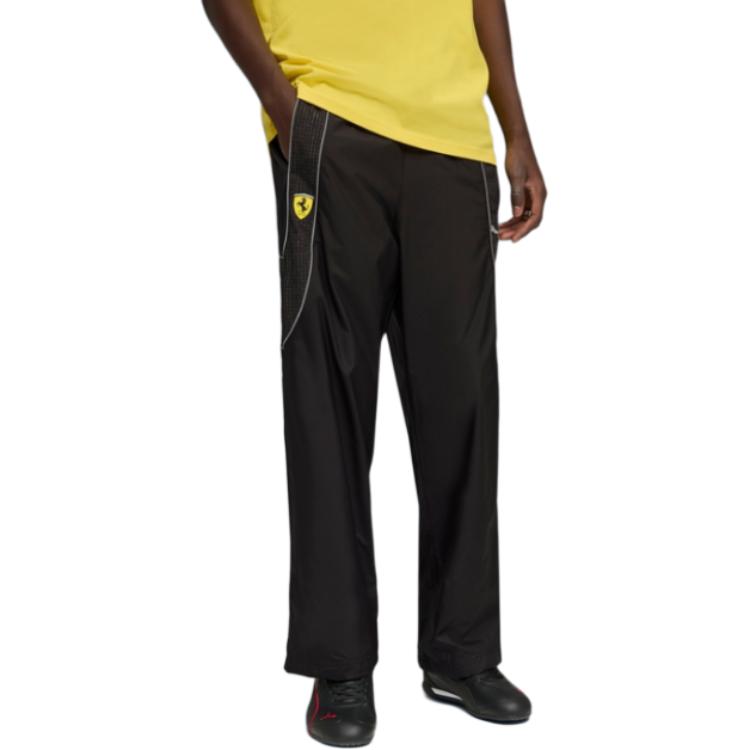 Puma Tech-X Ferrari Racing Knitted Loose Fit Casual Pants Men Bottoms 63422801