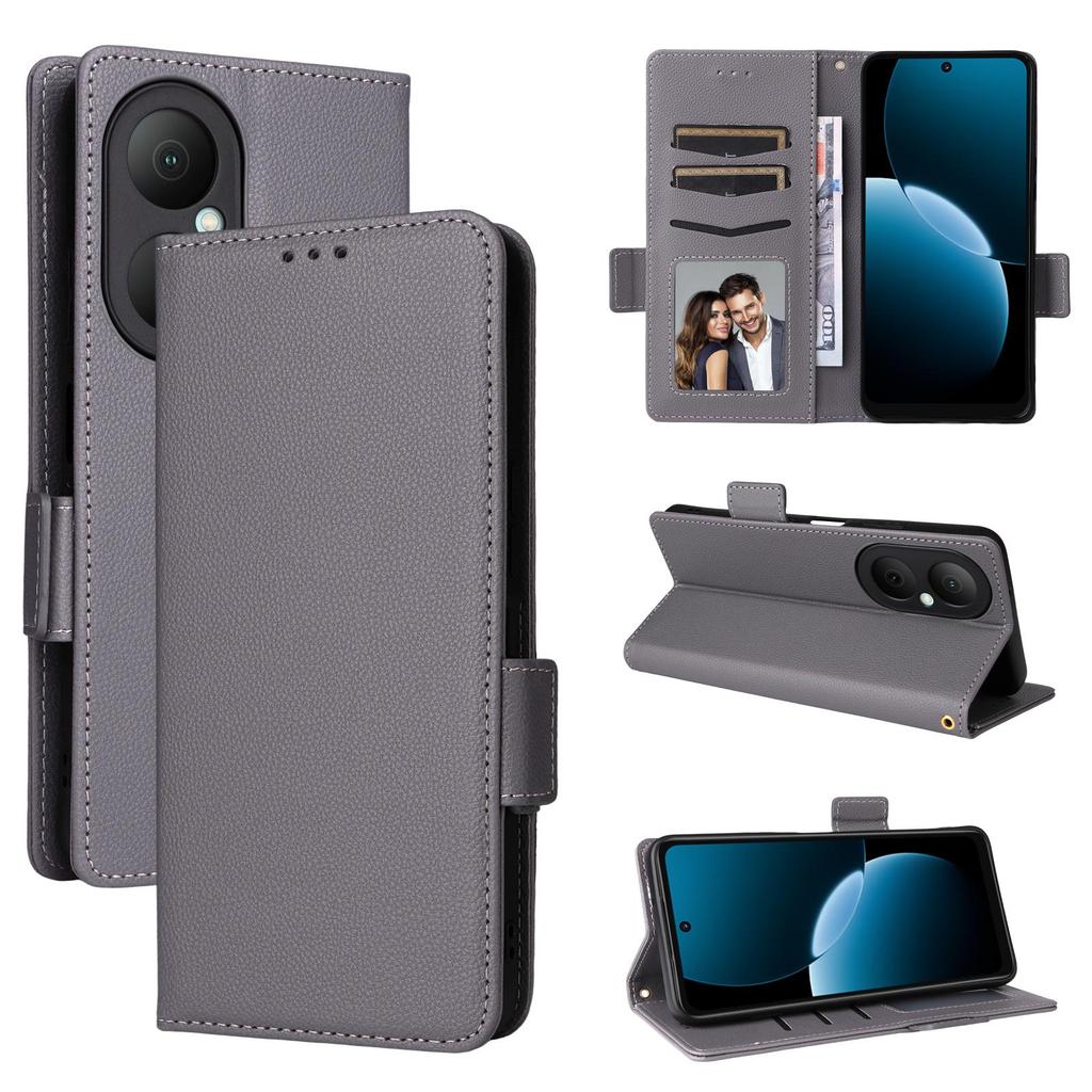 Flip Cover for Huawei Enjoy 80 4G PU Leather Full-Body Protection With [RFID Blocking] Shockproof Durable Retro Phone Case