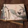 Ancient Style Vintage Line-bound Sketchbook Lotus Antique Sketching Notes Sketching Notebook