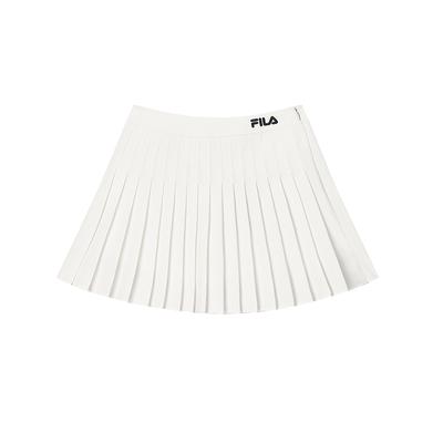 Fashion Simple Classic Versatile Tennis Pleated Skirt Shorts Women Skirts Cloud-Mushroom-White F11W439306FWT