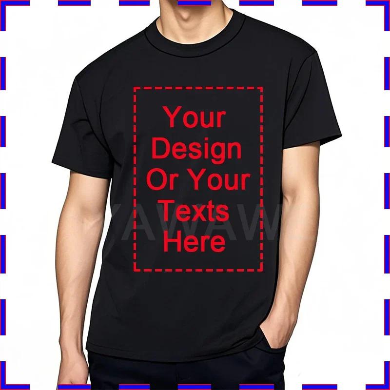 Tailor Made Men Tshirt Add Your Message Here Premium Cotton Comfortable Unisex Tee Shirt Fashion Summer Top unisex tshirts