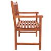vidaXL Garden Bench with Cushion 120 Cm Solid Acacia Wood