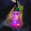 Decorazione di Halloween Cappello Luminoso Fantasma Cappello LED Decorazioni per Feste in Giardino Oggetti di Scena Cappello da Strega Carino e Luminoso Ciondolo di Halloween