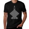 Northrop YF-23 Black Widow II T-Shirt Basic Ganzjahres Unifarbenes T-Shirt