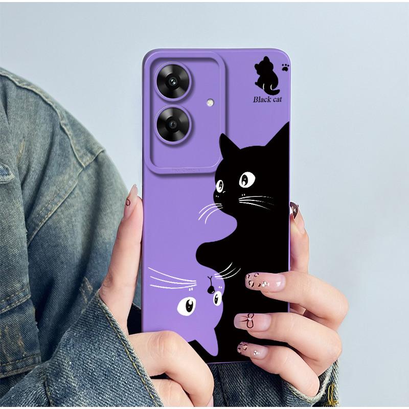 For Realme Narzo N61 Note60 Phone Case Note 60 NarzoN61 Casing Soft Silicone Painted Fashion Cartoon Flower Printed Back Cover