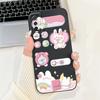 For Vivo V2027 V2028 V2029 Case Vivo Y11s Y12s Y20 Y20s Y20i Y20a Back Cover Cartoon Animal Rabbit Cat Phone Shell Soft Silicone