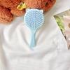 Cute Cat Paw Handheld Cushion Comb & Mirror - Portable Scalp Massage Brush