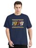 Rolig 1979 Original Vintage T-shirt Sommar Grafisk Bomulls-t-shirt Streetwear Kortärmad Födelsedagspresenter T-shirt Herrkläder
