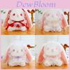 Lolita Style Plush Bunny Crossbody Bag With Cartoon Design For Girls And Kids