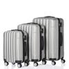 20-Inch Durable ABS Trolley Suitcase with Customs Lock and Silent Universal Wheels, 24-Inch Available