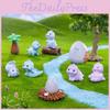Whimsical Resin Dinosaur Figurines For Moss Terrariums Creative Desk Ornaments