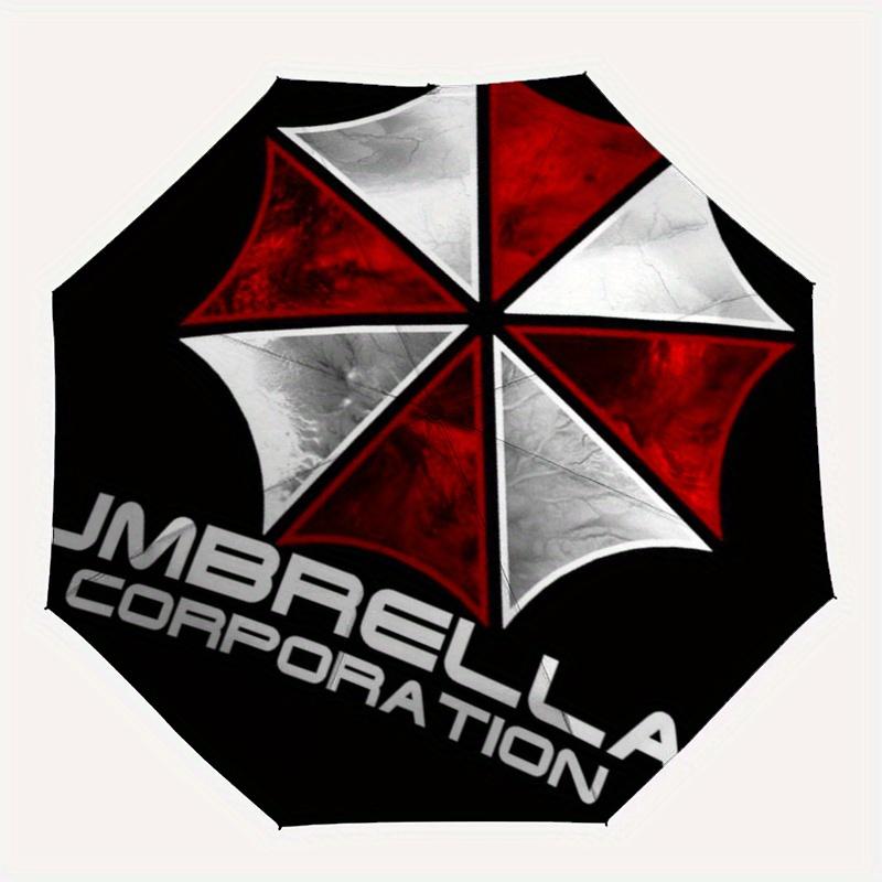 Autocollant Logo Umbrella Corporation - Produit Officiellement sous LicenceParapluie Compact Pliant 3 Sections pour Hommes et Femmes Cadeau