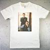 Robert De Niro et Al Pacino Le Parrain Mafia T-shirt blanc Coton pur toutes saisons couple style urbain haut