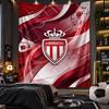 Wall Hanging Tapestry Monaco FC Print Cloth for Living Room Bedroom Home Decor