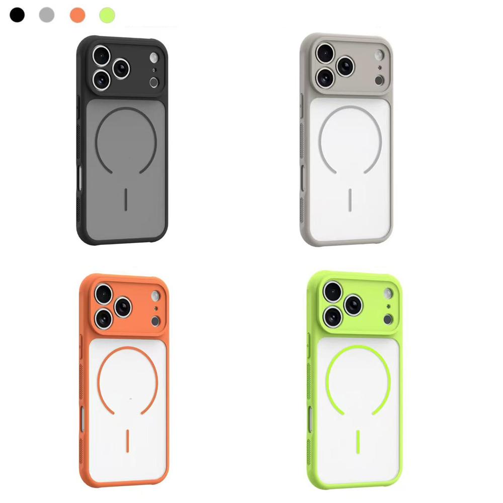 Matte Case for Magsafe Mag Safe iPhone 17 Air 16 Pro Max 15 Plus 14 13 12 11 17 Pro Frosted Translucent Shockproof Anti- Fingerprints Back Phone Cover