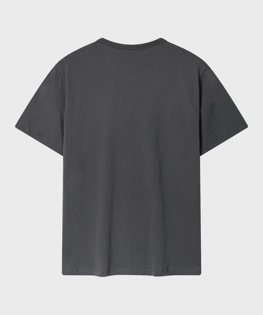 LEIRE Color Layered Roll-Up T-Shirt [Charcoal]