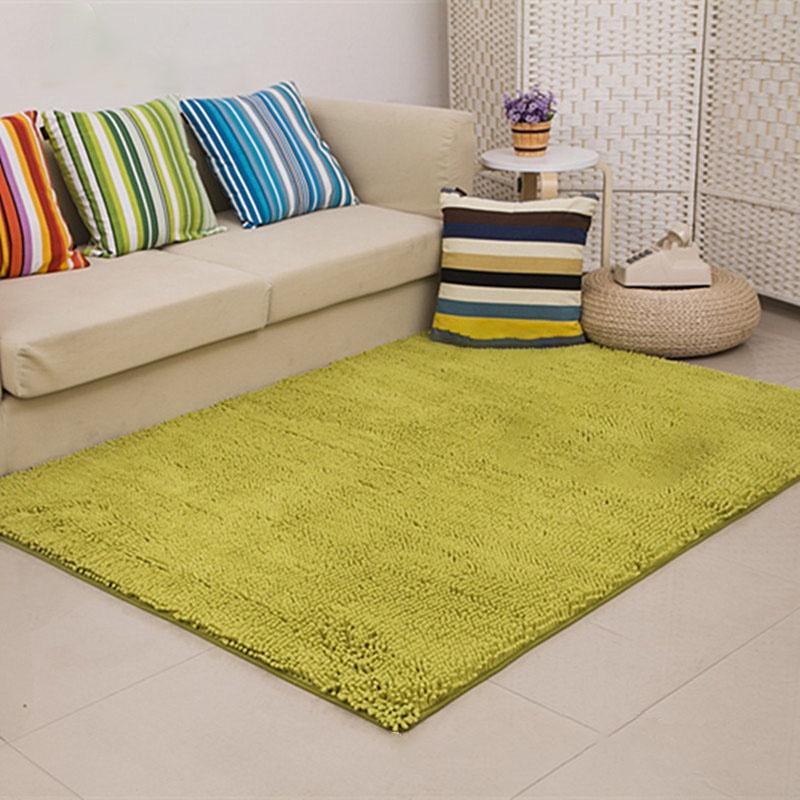 Beautifully Crafted Long Microfiber Shaggy Non Slip Bath Mat Absorbs Moisture For Safety