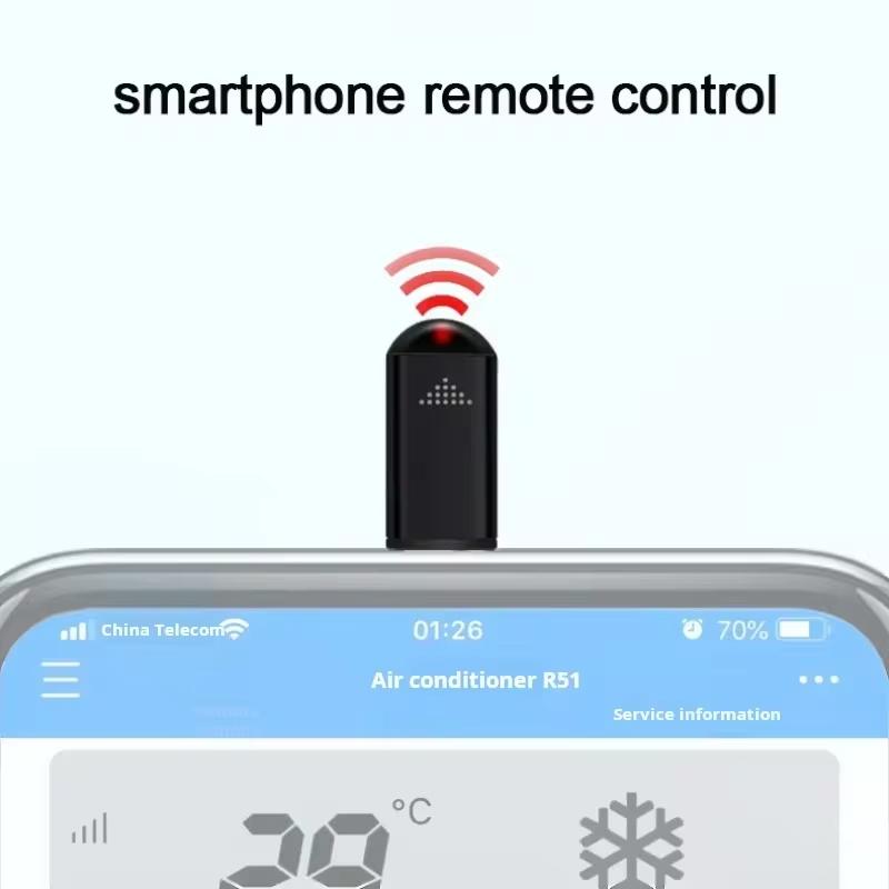 Mini Infrared Transmitter Smartphone Adapter Control Type C IOS Smart App Control Adapter Infrared Remote Suitable for TV Fan