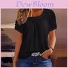 3d Effect Polyester Casual T Shirt With Short Sleeves For Women Summer