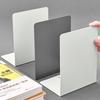 Non-slip Design L-shaped Bookends Durable Metal Book Support Rack School Environment